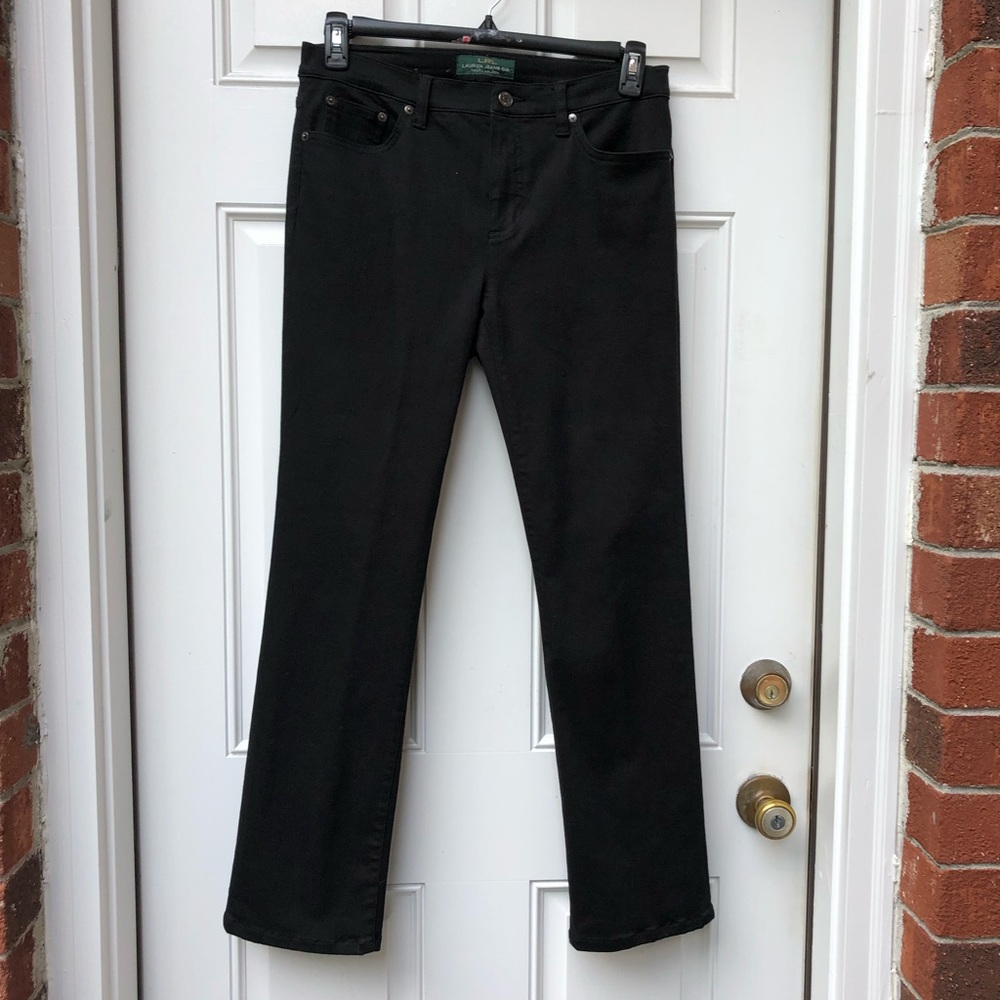 RL Black Straight Jeans